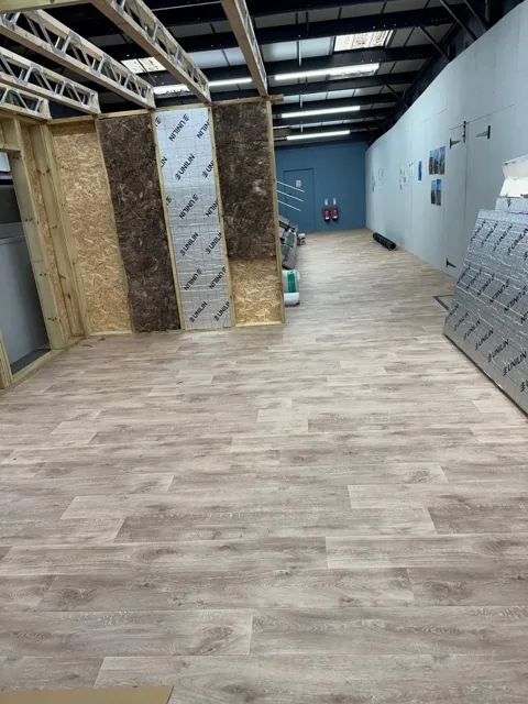 LVT flooring at Max Energy Ltd training rooms — photo 2
