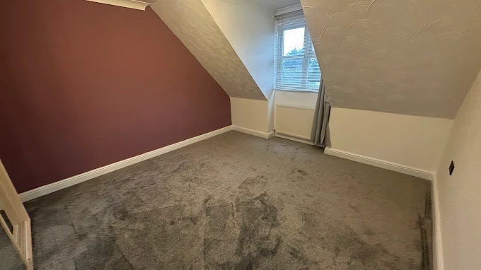 Plush bedroom carpet fitted in Quorn
